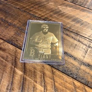 Luis Tiant 1996 Danbury Mint Sealed 22 kt Gold card #41 Red Sox